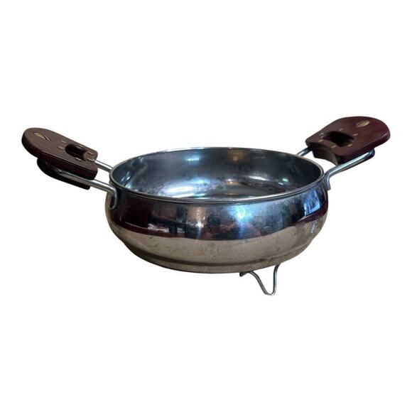 Vintage Stainless Steel Colander with Melamine Handles - Picture 2 of 7